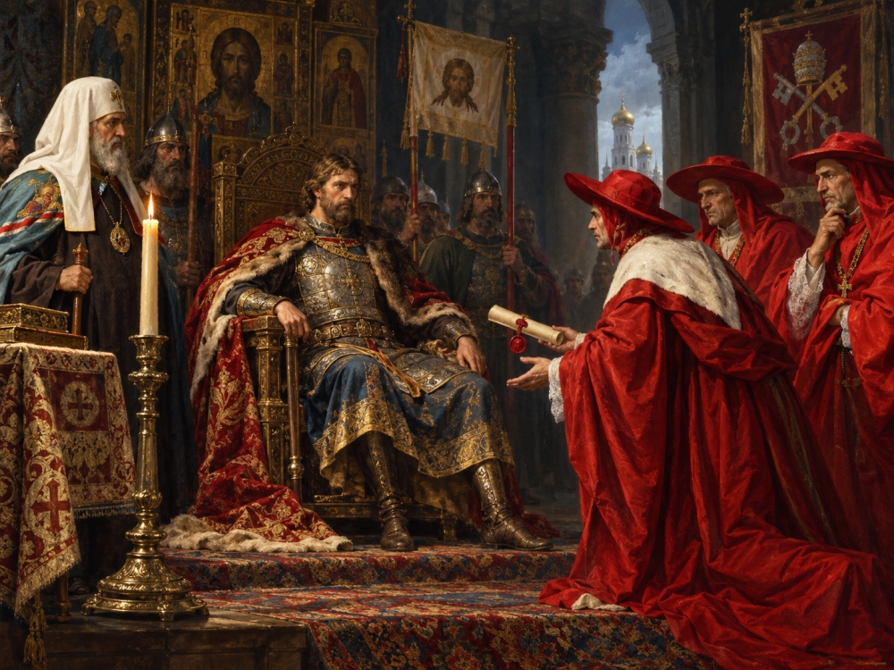 Александр Невский и папские кардиналы
